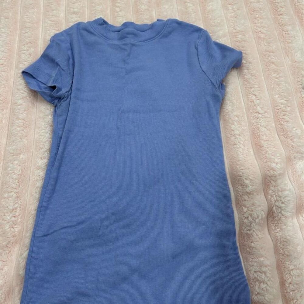 A-new-day Women's Blue and Purple T-shirt